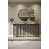 Bagax Zarif ve Estetik Petek Kaplama Mdf Panel Gizleme Dresuar Iç Ölçü 156 cm Dış Ölçü 160 cm
