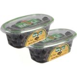 Bağcı Gurme Kuru Sele Siyah Zeytin Az Tuzlu 400 G x 2 Adet - 800 gr