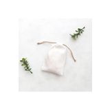 Bağcıklı beyaz ham bez kumaş kese, 13x18 cm 5 adet