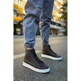 Bağcıklı Erkek Sneaker Bot Kahve