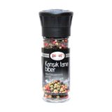 Bağdat Baharat Cam Değirmenli Karışık Doğal Tane Biber 45 Gr