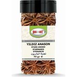 Bağdat Baharat Yıldız Anason 50 gr Türkiye Menşeli Organik ve Taze Öğütülmüş Baharat