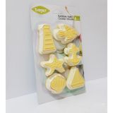 Bager 6 Parça Kurabiye Kalıbı - Sarı