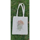 Bagessen Kadın Yüzü Karalama Bez Çanta - 35CMX40CM