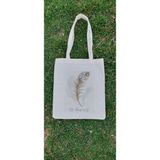 Bagessen Kahverengi Tüylü Bez Çanta - 35CMX40CM