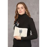 Bagg Clutch You Are Enough Kanvas Makyaj Çantası