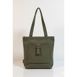 Bagg Luna Model Yeşil Kadife Çanta - 33x35cm - Koyu Yeşil