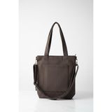 Bagg Volera Model Tozlu Kahverengi Kadife Çanta - 33x35cm