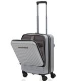 Baggaj V2404 Gri Silver PC Valiz Set