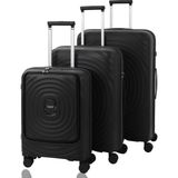 Baggaj V2407 Policarbon Valiz Siyah Set - Black