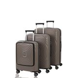 Baggaj V2407 POLİCARBON VALİZ SİYAH SET