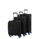 Baggaj V2412 Super Lıght Valiz Black Set