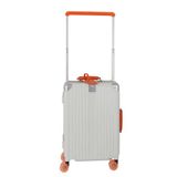 Baggaj V2523 PC VALİZ 55 CM Kabin Boy Valiz (CREAM/ORANGE)