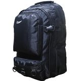 Baggor 50 Lt Siyah Büyük Boy Su Geçirmez Çok Gözlü Yürüyüş-Seyahat-Okul-Dağcı-Spor-Trekking-Günlük Sırt Çantası
