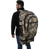 Baggor 90 Litre Körüklü Su Geçirmez Çok Gözlü Laptop Bölmeli Kampçı-Seyahat-Dağcı Sırt Çantası - Kamuflaj