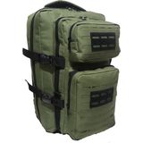 Baggor Su Geçirmez Çok Gözlü Kampçı-Seyahat-Dağcı-Outdoor-Askeri Taktik Sırt Çantası + 1 Adet Peç - Yeşil