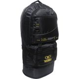 Baggor Wander 55+10 Litre Körüklü Siyah Çok Gözlü Yürüyüş-Seyahat-Okul-Dağcı-Trekking-Kampçı Sırt Çantası