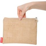 Baghashtag Jüt Clutch Bez Çanta Kahverengi