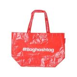 Baghashtag Kırmızı Kum Tutmaz Büyük Boy Plaj Çantası - 50x35x20