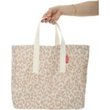 Baghashtag Leopar Işlemeli Baskılı Bez Çanta - Karışık - 41x36x10