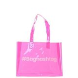 Baghashtag Pembe Şeffaf Plaj Çantası