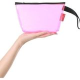 Baghashtag Pembe Şeffaf Üçgen Form Makyaj Çantası