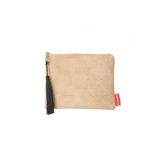 Baghashtag Siyah Püsküllü Jüt Clutch Bez Çanta