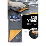 Baghes 40X80 Çift Yönlü Mikrofiber Bez | Kadife Yüzeyli Cila Silme, Kurulama Ve Parlatma Bezi | Çizmez