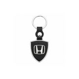 Baghes Honda Logolu Metal Deri Oto Anahtarlığı, 9cm x 3.5cm Boyut, Şık Hediyelik Araba Aksesuar