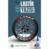 Baghes Lassa Motosiklet Ve Otomobil Araç 3d Oto Lastik Yazısı Sticker Arma Seti – 8 Adet