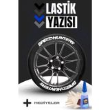 Baghes Speed Hunters Motosiklet Ve Otomobil Araç 3d Oto Lastik Yazısı Sticker Arma Seti – 8 Adet