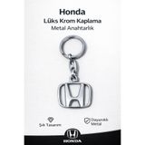 Baghes Yüksek Kaliteli Honda Logolu Lüks Krom Kaplama Şık Hediyelik Araç Anahtarlığı