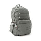 Baginn 571 Collection Okul Çantası Çok Cepli Yağmur Geçirmez Klinkır Kumaş (Gri)