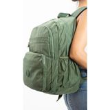 Baginn 571 Collection Okul Çantası Çok Cepli Yağmur Geçirmez Klinkır Kumaş yesil