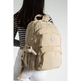 Baginn 571 Collection Okul Sırt Çantası Lise Üniversite Ilköğretim Çantası 45 x 30 cm Hafif Klinkır Kumaş - Bej