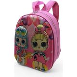 Baginn Anaokulu Sırt Çantası 3D Kabartmalı Kreş Çocuk Çantası (Kırmızı)