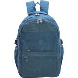 Baginn Çok Cepli Hafif Klinkır Kumaş Okul Sırt Çantası Unisex Çanta - Mavi