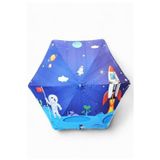 Baginn Erkek Çocuk Baston Şemsiye Reflektörlü Karakter Desenli Boyu 70 Cm Çapı 80 Cm 6 Telli İsim Etiketli