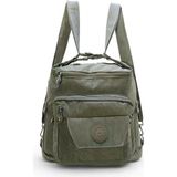 Baginn Fonksiyonel Kullanım Kadın Sırt ve Omuz Çantası Çapraz Askılı Bayan Çanta 30*30 cm - 30 x 30 cm - Bej