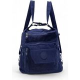 Baginn Fonksiyonel Kullanım Kadın Sırt ve Omuz Çantası Çapraz Askılı Bayan Çanta 30*30 cm - 30 x 30 cm - Lacivert