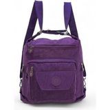 Baginn Fonksiyonel Kullanım Kadın Sırt ve Omuz Çantası Çapraz Askılı Bayan Çanta 30*30 cm - 30 x 30 cm - Mor