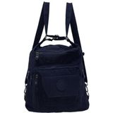 Baginn Fonksiyonel Kullanım Kadın Sırt ve Omuz Çantası Çapraz Askılı Bayan Çanta 30*30 cm - 30 x 30 cm - Siyah