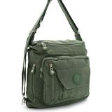 Baginn Ister Sırt Ister Omuz Ister Çapraz Askılı Fonksiyonel Kullanım Kadın Çantası 30*30 cm Büyük Boy - 30 x 30 cm - Yeşil
