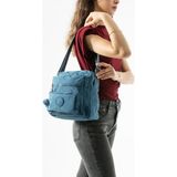 Baginn Kadın Postacı Çanta 28*32 cm 571 Collection Klinkır Hafif Yağmur Geçirmez Klinkır Kumaş Çok Cepli - 28 x 32 cm - Mavi