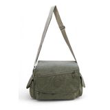 Baginn Kadın Postacı Omuz Okul Çantası Klinkır Çapraz Askılı Çok Cepli Su Itici Hafif Kumaş 30*25 cm - Bej