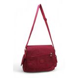 Baginn Kadın Postacı Omuz Okul Çantası Klinkır Çapraz Askılı Çok Cepli Su İtici Hafif Kumaş 30*25 Cm