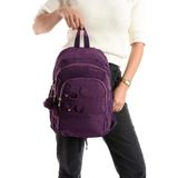 Baginn Kadın Sırt Çantası Çok Cepli 30*25 cm Hafif Klinkır Kumaş Spor Seyahat Çantası Su Itici Kumaş - Mor