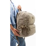 Baginn Kadın Sırt Çantası Hafif Kumaş Çok Cepli Kabin Boy Seyahat Çantası 43*30 cm - 43 x 30 cm - Bej