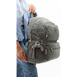 Baginn Kadın Sırt Çantası Hafif Kumaş Çok Cepli Kabin Boy Seyahat Çantası 43*30 cm - 43 x 30 cm - Gri