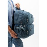 Baginn Kadın Sırt Çantası Hafif Kumaş Çok Cepli Kabin Boy Seyahat Çantası 43*30 cm - 43 x 30 cm - Mavi